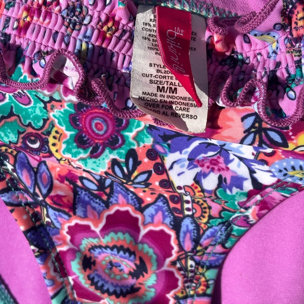 Multicolor Floral Bikini Set size M - Picture 2 of 6